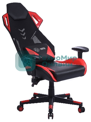 Кресло Cactus CS-CHR-090BLR черный, экокожа