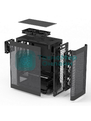 Компьютерный корпус MidiTower Zalman I4 черный (ATX, MESH, 2x3.5