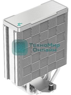 Кулер для процессора DEEPCOOL AK400 WH белый, 120 мм, алюминий/медь, 1850 об/мин, 29 дБ, 4 pin, 220 Вт, 155 мм