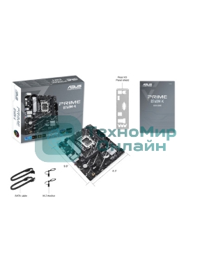 Материнская плата ASUS PRIME B760M-K, LGA 1700, Intel B760, 2xDDR5, 4xSATA, 2xM.2, 1xPCIe 4.0 x16, 2xPCIe x1, 1xHDMI, 1xVGA, 1x 2.5Gb LAN, 2xUSB-A 3.2 Gen 1, 2xUSB-A 2.0, 3x3.5 мм, 7.1, mATX