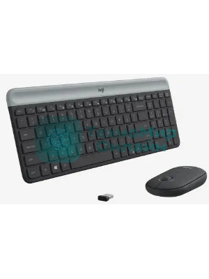 Комплект клавиатура+мышь Logitech MK470 беспроводной, USB, 1000 DPI, чёрный