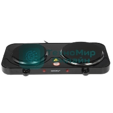 Плита настольная электрическая Energy EN-903B 2 конф., чугун, черная (158957)