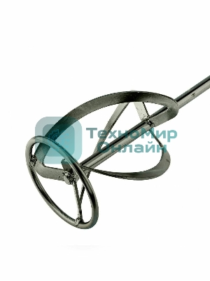 Насадка для миксера Сибртех, для тяжелых растворов,120 х 590 мм, оцинкованная,хвостовик резьба М14