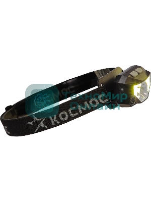 Фонарь налобный аккумуляторный КОСМОС KOC851Lit черный