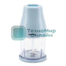 Измельчитель электрический Hyundai HYC-P3118 0.8л. 350Вт голубой/синий