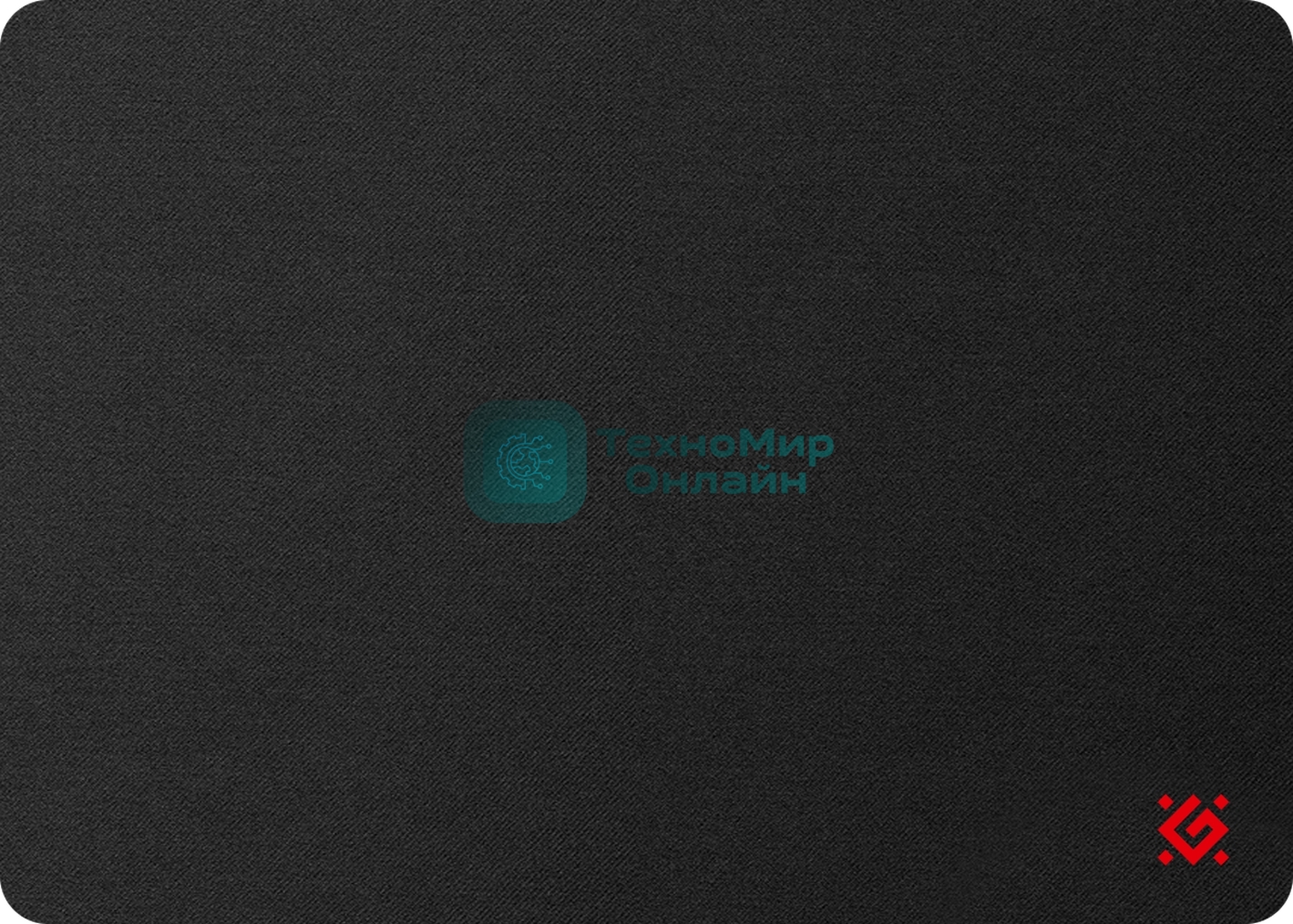 Коврик для мышки Defender S 250x350x3 мм, ткань+резина черный