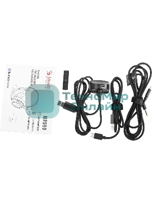 Гарнитура Bloody MR590 Sports Red белый/чёрный, беспроводная + проводная, Bluetooth, до 35 ч