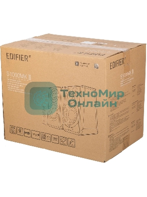 Акустическая система Edifier S1000MKII Brown (2.0,Bluetooth 5.0,ДУ,2x 25 Вт (ВЧ), 2x 35 Вт (СЧ/НЧ)