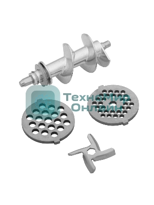 Мясорубка электрическая Maunfeld MF-232WG зеленый, 1340 Вт, 1.3 кг/мин, реверс, насадки - 4