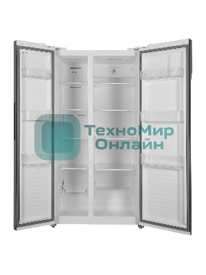 Холодильник Hyundai CS5003F белое двухкамерный 331/165л морозилка сбоку, Total No Frost, Side by Side