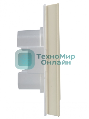 Рамка 2-местная IEK BRITE РУ-2-БрКр-44 IP44 бежевый