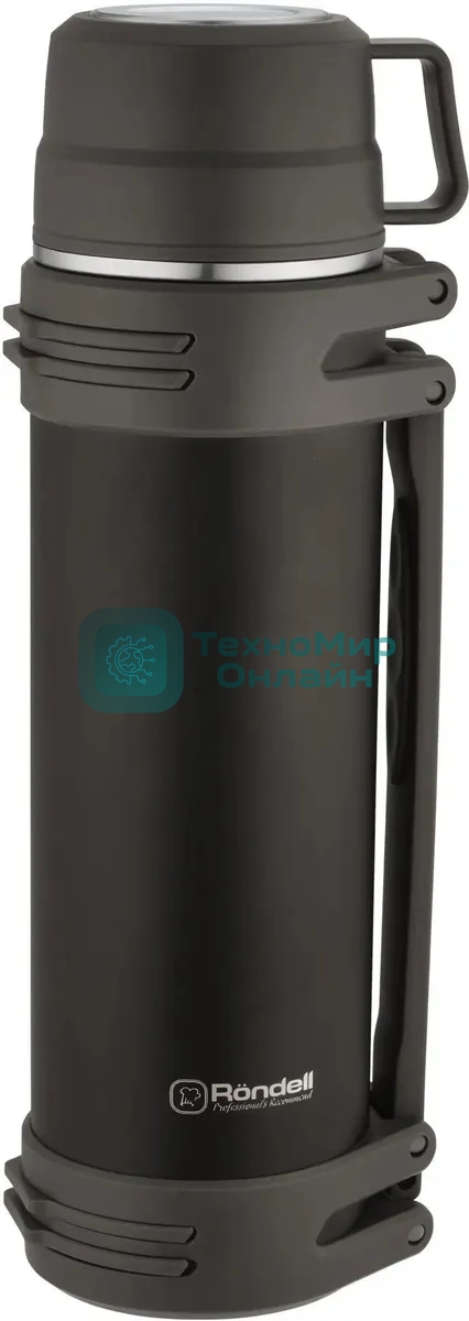 Термос для напитков Rondell Coupage RDS-1885 1.5 л. черный, картонная коробка