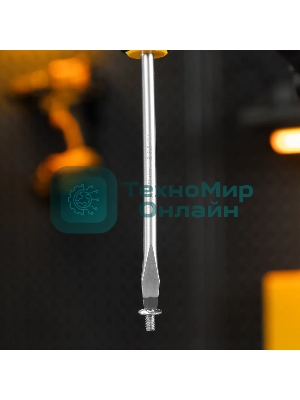 Отвертка Denzel SL8x150 мм, S2, 3к рукоятка