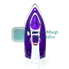 Утюг Econ ECO-BI2201 белый/фиолетовый, 2200 Вт, 40 г/мин, 120 г/мин, 300 мл