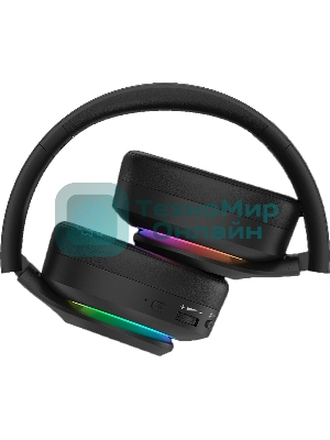 Гарнитура Bloody GR520 чёрный, беспроводная + проводная, радиоканал, до 40 ч, подсветка