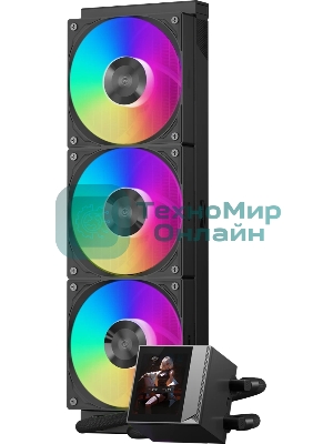 Система жидкостного охлаждения для процессора PCCooler DC360 Pro ARGB Display BK черный (DC360Pro-BKAWXY-GL)