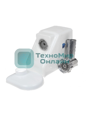 Мясорубка электрическая Ротор Макси ЭМШ 35/300-2 белый, 1500 Вт, 0.6 кг/мин, насадки - 2