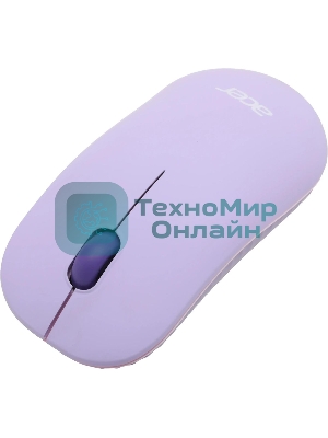 Комплект клавиатура + мышь Acer OCC205 беспроводной USB, 1200 dpi, фиолетовый