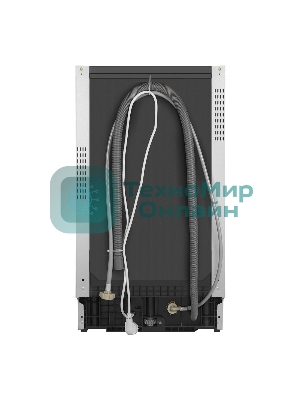 Встраиваемая посудомоечная машина HOMSAIR DW44L-2, серебристый, 44.8 см, 9 компл., 49 дБ, класс A++