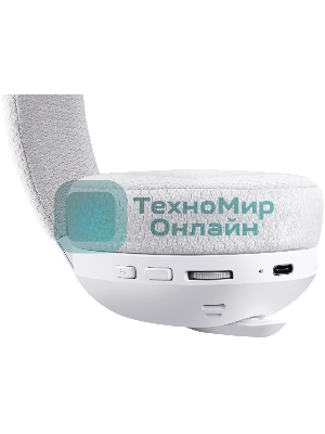 Беспроводные наушники Defender Triple белый, накладные, Bluetooth + радиоканал 2.4ГГц, складная конструкция, микрофон, до 20 ч