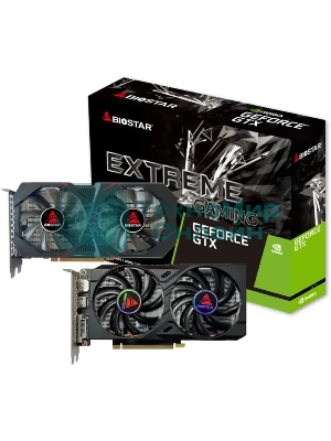 Видеокарта Biostar VN1666TF69 GTX 1660Ti 6G 192 bit GDDR6 1500/1200 DVIx1 HDMIx1 DPx1 HDCP Ret