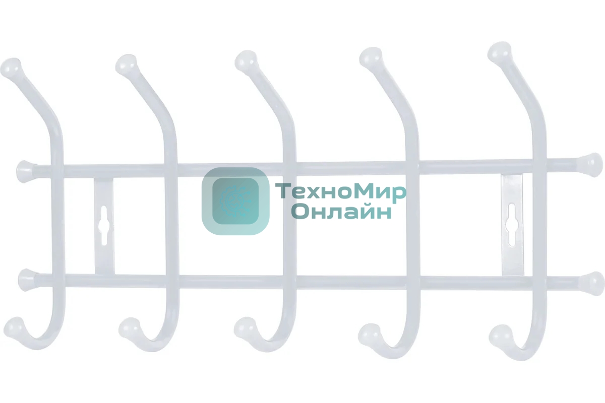 Вешалка настенная НИКА ВНТ5/МС матовый серый