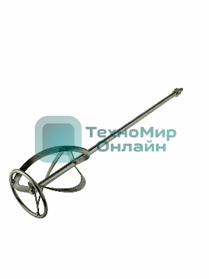 Насадка для миксера Сибртех, для тяжелых растворов,120 х 590 мм, оцинкованная,хвостовик резьба М14