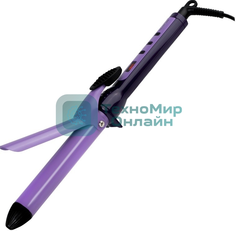 Щипцы для завивки волос Galaxy LINE GL4617 фиолетовый, 25 мм, 100-220 °C, 13 режимов