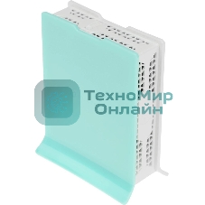 Роутер беспроводной MikroTik hAP ax lite (L41G-2AXD) AX600 10/100/1000BASE-TX голубой