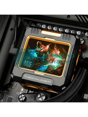 Водяное охлаждение для процессора Thermalright Frozen Warframe 420 ARGB (420мм, LED, Black, ARGB/Fans: 3x140мм, 88.7CFM, 29.8dBA, 1750RPM/Pump height 60мм, 23dBA, 3000RPM, Rad thickness 27мм/S: 1851, 1700, 1200, 115X, 2011, 2066, AM5, AM4)