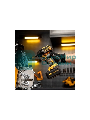 Винтоверт ударный аккумуляторный бесщет Denzel CID-IB-200 18В Li-Ion