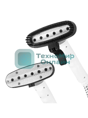 Отпариватель Kitfort КТ-9155 белый/черный, 2200 Вт, 45 г/мин, 3000 мл