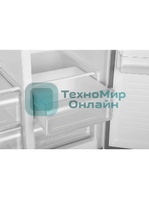 Холодильник Hyundai CS5003F белое двухкамерный 331/165л морозилка сбоку, Total No Frost, Side by Side