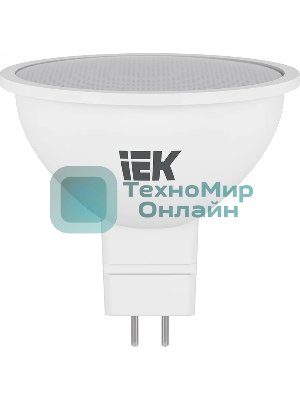 Лампа светодиодная IEK LLE-MR16-9-230-65-GU5 MR16 софит 9Вт 230В 6500К GU5.3