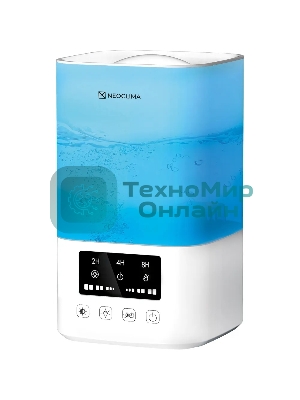 Увлажнитель воздуха ультразвуковой Neoclima Vision LED 2.5L, объем 2.5л, LED, сенсор белый