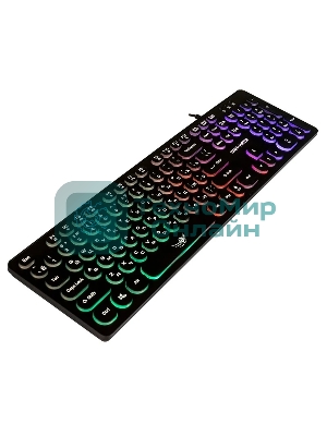 Клавиатура проводная Dialog Gan-Kata KGK-16U BLACK - игровая с RGb-подсветкой, USB, черная