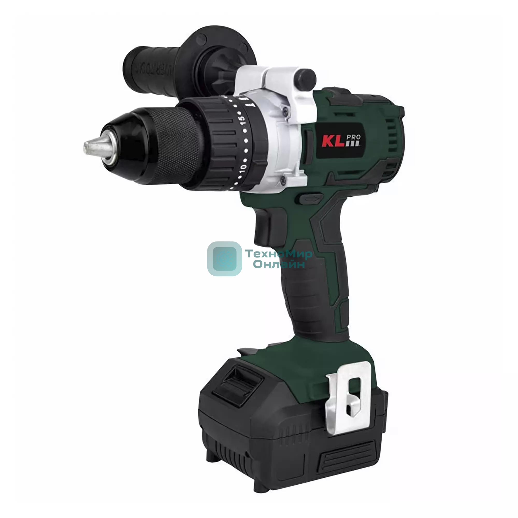 Дрель-шуруповерт Klpro KLDM18B-50, 18 В, 5 Ач, 60 Нм,  бесщеточный, ударный