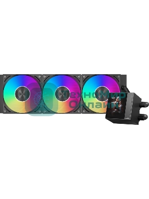 Система жидкостного охлаждения для процессора PCCooler DC360 Pro ARGB Display BK черный (DC360Pro-BKAWXY-GL)
