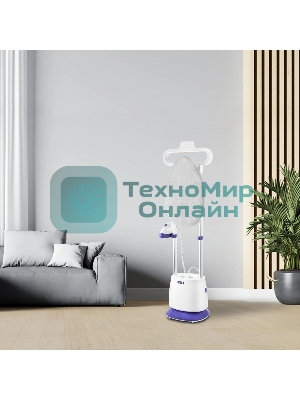 Отпариватель Kitfort КТ-996 белый/фиолетовый, 2300 Вт, 32 г/мин, 1600 мл