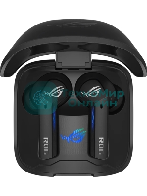Гарнитура ASUS ROG Cetra True Wireless SpeedNova чёрный, беспроводная, радиоканал, до 26 ч, совместимость с PS5
