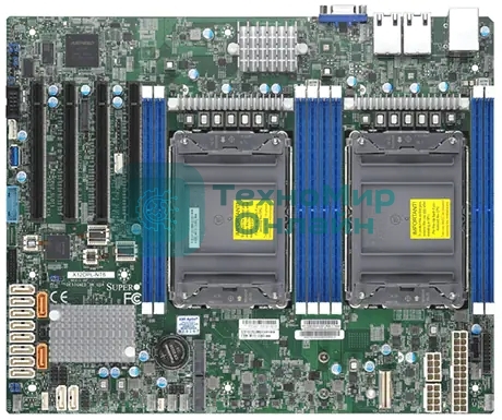 Материнская плата серверная Supermicro X12DPL-NT6-B, сокет LGA4189, Intel C621A, DDR4 ECC, 8xDDR4, 4xPCIe 4.0 x16, 2xM.2, 12xSATA, 2xRJ-45, ASPEED AST2600, ATX