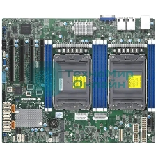 Материнская плата серверная Supermicro X12DPL-NT6-B, сокет LGA4189, Intel C621A, DDR4 ECC, 8xDDR4, 4xPCIe 4.0 x16, 2xM.2, 12xSATA, 2xRJ-45, ASPEED AST2600, ATX