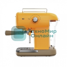 Кофеварка эспрессо BQ CM2004 желтый, исп. кофе - молотый, 0.6 л, 1100 Вт, 20 бар