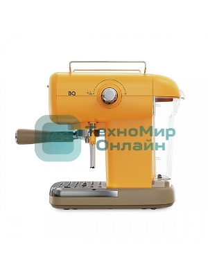 Кофеварка эспрессо BQ CM2004 желтый, исп. кофе - молотый, 0.6 л, 1100 Вт, 20 бар