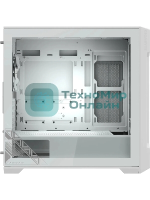 Компьютерный корпус Gigabyte C102W Gb-C102GI белый без БП M-ATX 5x120мм 4x140мм 2xUSB 3.0 audio bott PSU