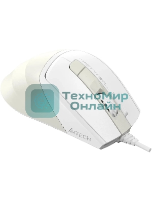 Мышь проводная A4Tech Fstyler FM45S Air бежевый, 2400 dpi, USB, кнопки - 7