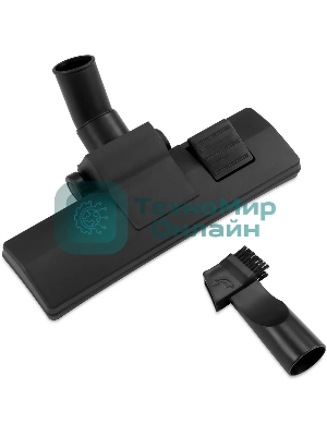 Пылесос Hyundai HYV-B1550 синий/черный, 250/1800 Вт, уборка сухая, пылесборник мешок, 1.5 л (в компл.:1мешок)