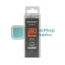 Сверло PATRIOT EXPERT по металлу, Р6М5К5, 8,0 мм, упаковка 5 шт