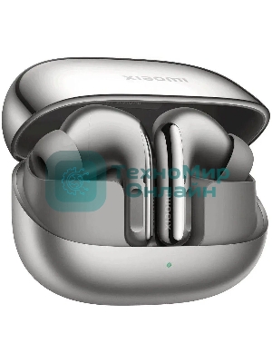 Наушники TWS Xiaomi Buds 5 Pro титановый, внутриканальные, Bluetooth, активное шумоподавление, до 10 ч