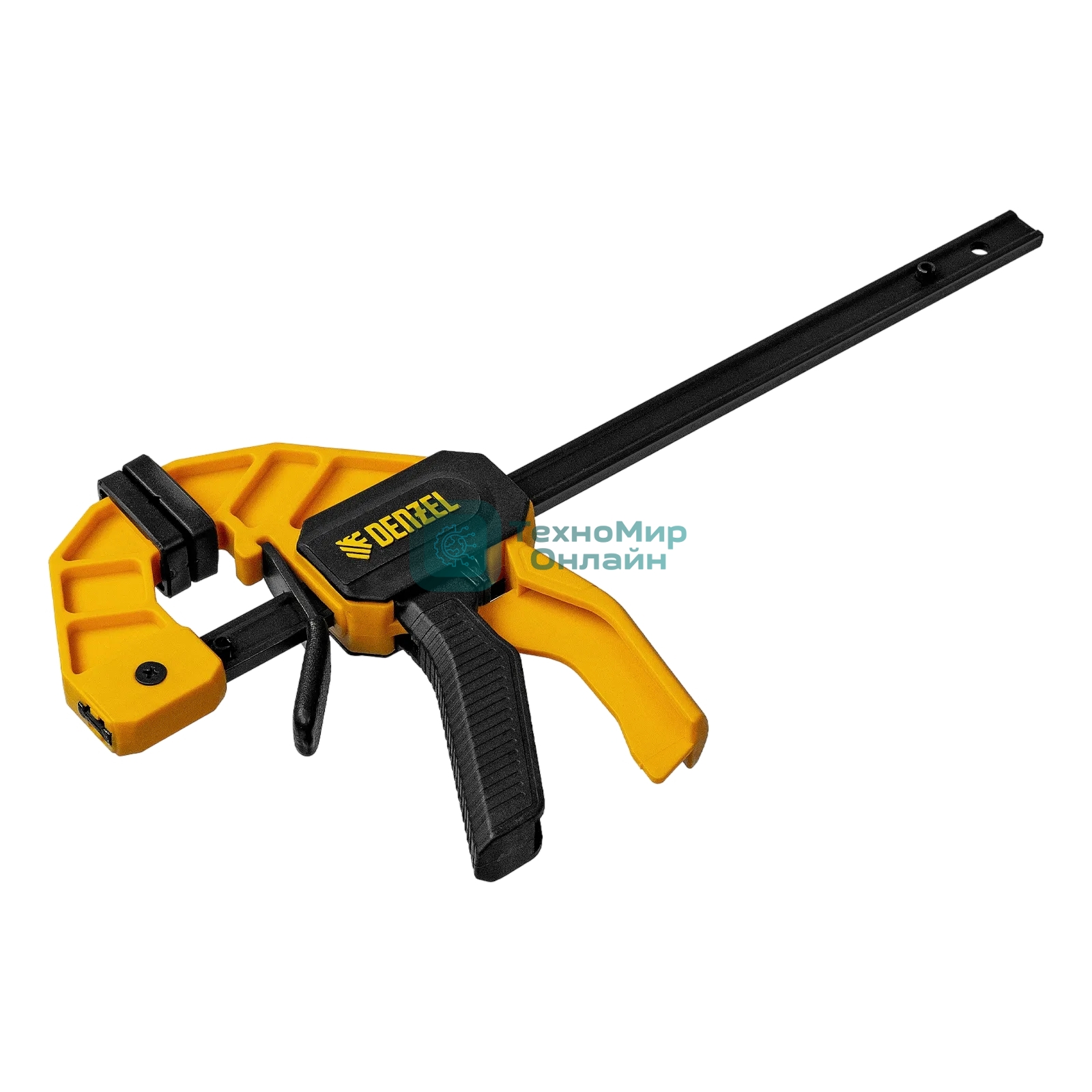 Струбцина Denzel F-образная, быстрозажимная, 150 х 55 мм, усиленный нейлоновый корпус
